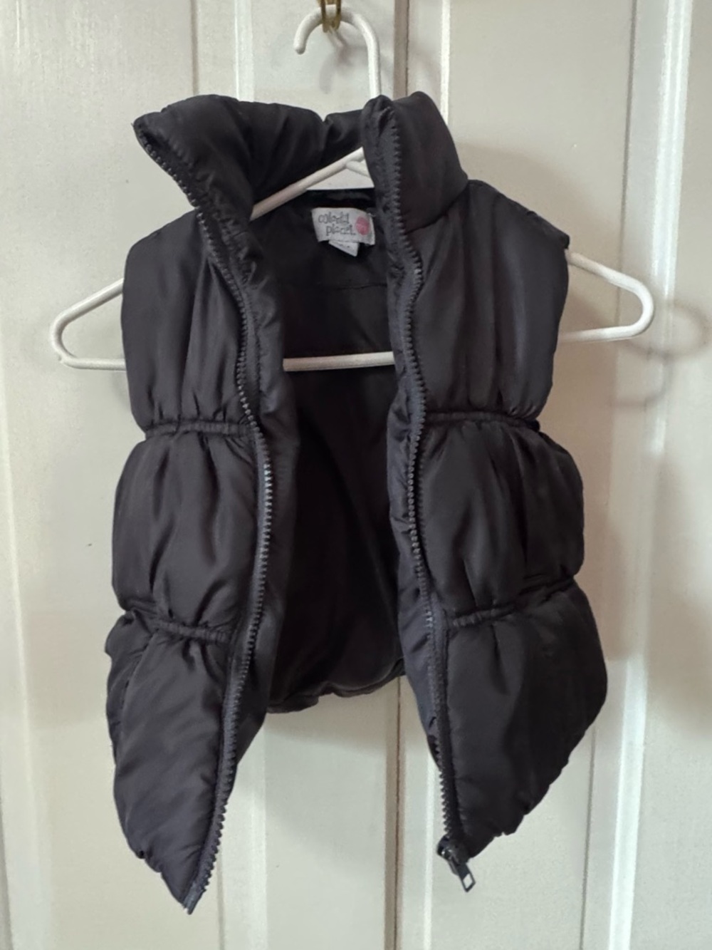 Cozy Kids Black Puffer Vest by Childrens Place